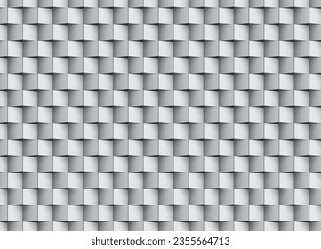 Square geometric stone tile wallpaper. Graphic vector