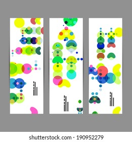 Square geometrical abstract background