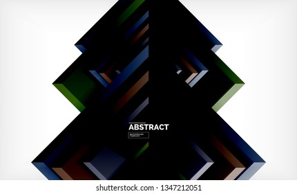 Square geometrical background, vector illustration