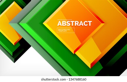 quadratischer geometrischer Hintergrund, Vektorgrafik