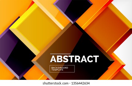 quadratischer geometrischer Hintergrund, Vektorgrafik