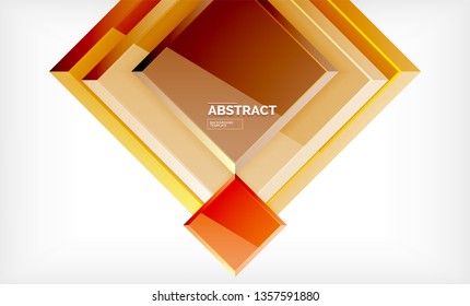 quadratischer geometrischer Hintergrund, Vektorgrafik
