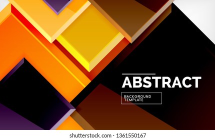 quadratischer geometrischer Hintergrund, Vektorgrafik