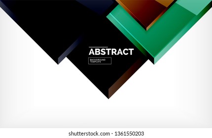 quadratischer geometrischer Hintergrund, Vektorgrafik