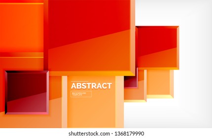 quadratischer geometrischer Hintergrund, Vektorgrafik