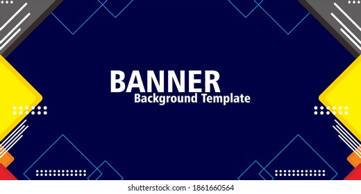 Square geometrical with memphis background, vector illustration