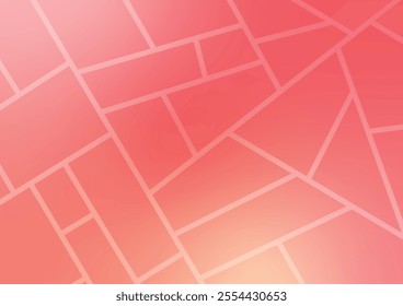 Square geometry pink graphic presentation background vector illustration.