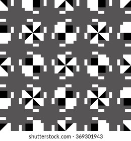 square geometry - vector seamless pattern
