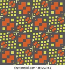 square geometry - vector seamless pattern