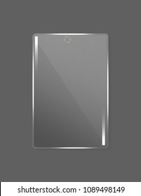 Square glass icon