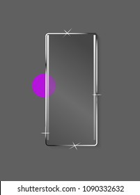 Square glass icon