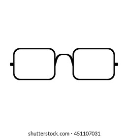 Square Glasses, Vector Design