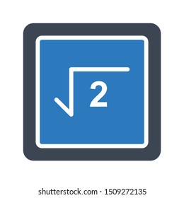 square glyph colour vector icon
