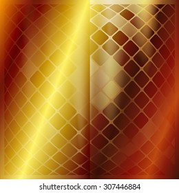 The square gold mosaic background