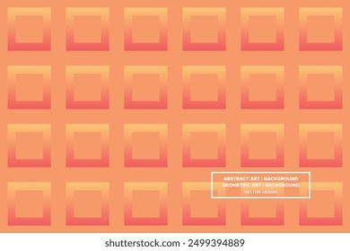 Square Gradient Shapes Orange and Yellow Colors Modern Abstract Background Geometric Background