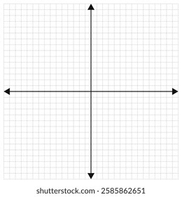 Square graph line full page. printable square grid paper with arrow lines. geometric notebook, diary background for school