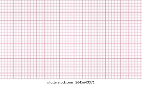 Square graph paper grid. Abstract checkered background. Geometric pattern for school, technical engineering scale measurement lines. Ruled notebook form on white background.