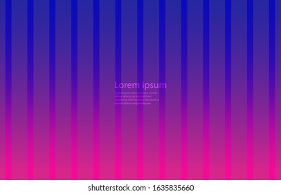 Square graphic, abstract gradation on a classic blue and Fluorescent pink  background with copy space. card. Poster. elements design for presentation background.