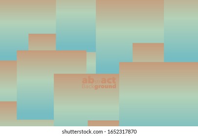 Square graphic, abstract gradient on a sky blue and orange peach background with copy space. card. Poster. elements design for presentation. Dynamic shapes composition Minimal Concept.