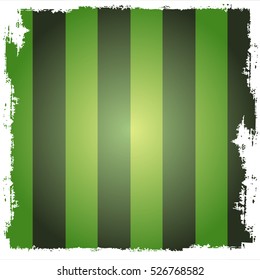 Square green background with torn edges in a wide strip. Grunge backdrop.
