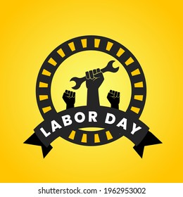 Square greeting card of social media post Illustration Vector Design Of World Labour day 1 May 