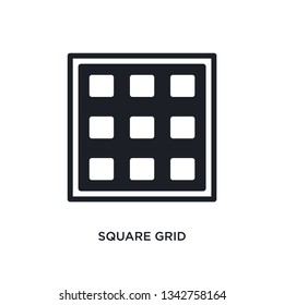 square grid isolated icon. simple element illustration from ultimate glyphicons concept icons. 