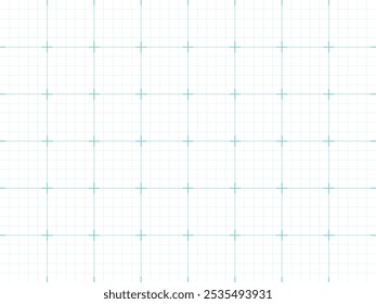 Square grid lightBlue background with empty space Design of square graph paper school math sheet grid paper sheet notebook pattern architectural graph paper Vector illustration