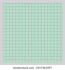 Square grid line background on white background. Notebook Lined Paper . Vector pads paper sheets with lines and squares for memo..