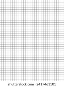Fondo cuadrado de línea de cuadrícula sobre fondo blanco. Papel en blanco para portátiles. Vector pads hojas de papel con líneas y cuadrados para memo.
