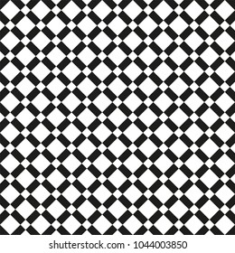 Square grid pattern background. Vintage retro vector design element.