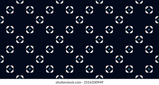 Cuadrado patrón de cuadrícula minimalista clásico fondo azul. Sutiles caminos de diamantes crean un diseño intrincado. Motivo geométrico contemporáneo con gráficos elegantes. Textura de Vector sin costuras para la moda y los interiores.