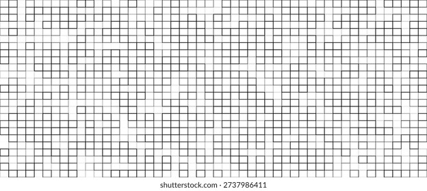 Square grid seamless pattern. simple gold and white geometric texture with diagonal crossing lines. square background. repeated criss cross pattern