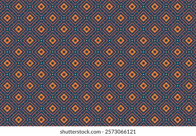 Square grunge fabric design pattern
