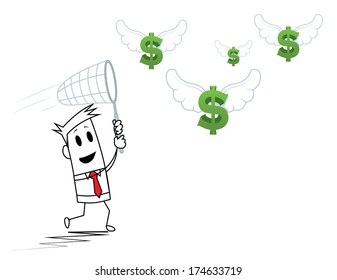 Square Guy - Catch the dollar sign
