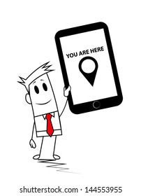 Square guy - Here icon