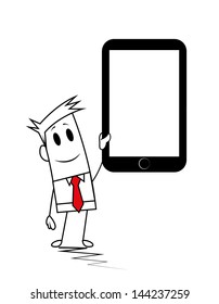 Square guy - smart phone