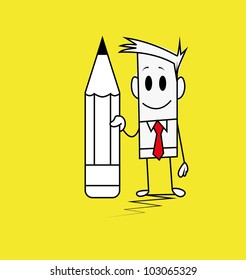 Square guy-Pen