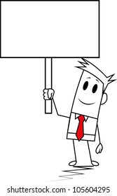 Square guy-Signboard