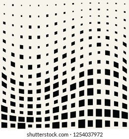 square halftone seamless pattern, minimal geometric background border texture