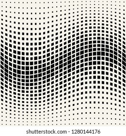 square halftone seamless pattern, minimal geometric background border texture