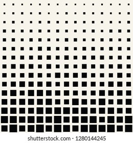 square halftone seamless pattern, minimal geometric background border texture