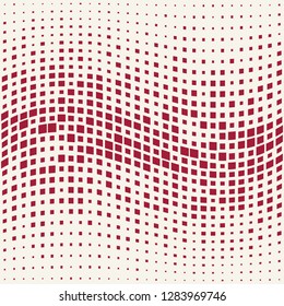 square halftone seamless pattern, minimal geometric background border texture