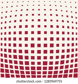 square halftone seamless pattern, minimal geometric background border texture