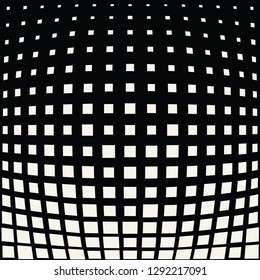 square halftone seamless pattern, minimal geometric background border texture