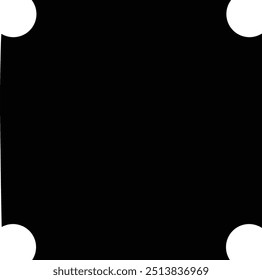 Square have rounded corners rectangle shape set icon grey black color vector illustration	