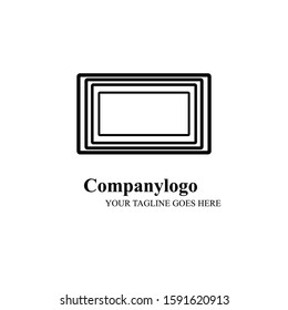 Square high to low logo