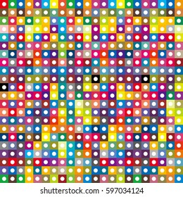 square with a hole image,color tile - Geometric seamless pattern