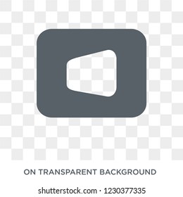 Square icon. Square design concept from Geometry collection. Simple element vector illustration on transparent background.