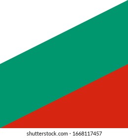 square icon, flag of bulgaria
