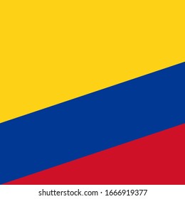 square icon, flag of colombia